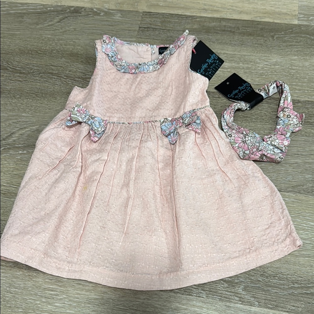 Cynthia Rowley Pink Floral Kids Casual Dress